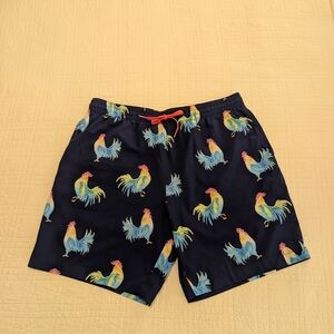 Chubbies Navy Tropical Print Swim Shorts